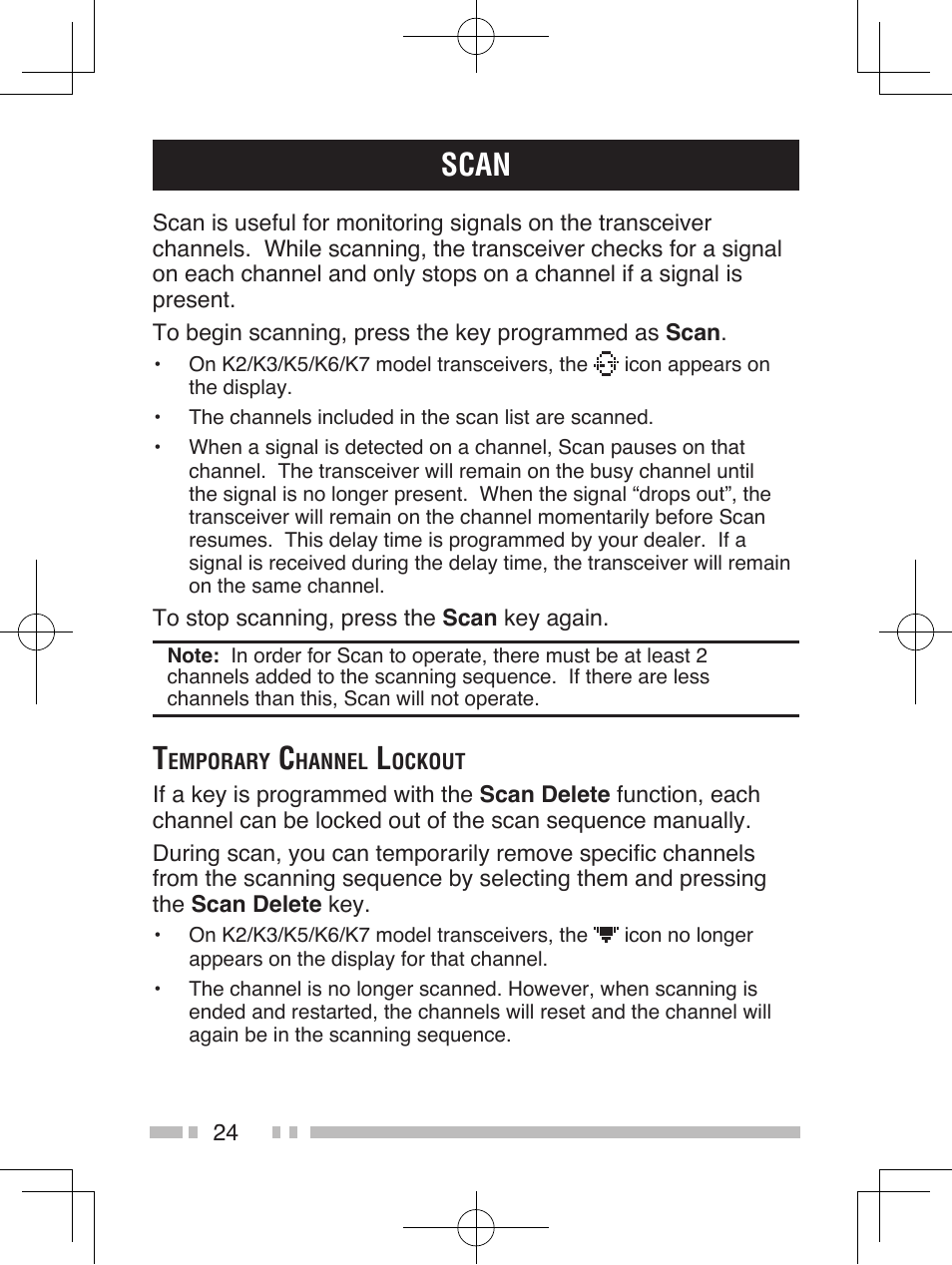 Scan | Kenwood TK-5410 User Manual | Page 34 / 66