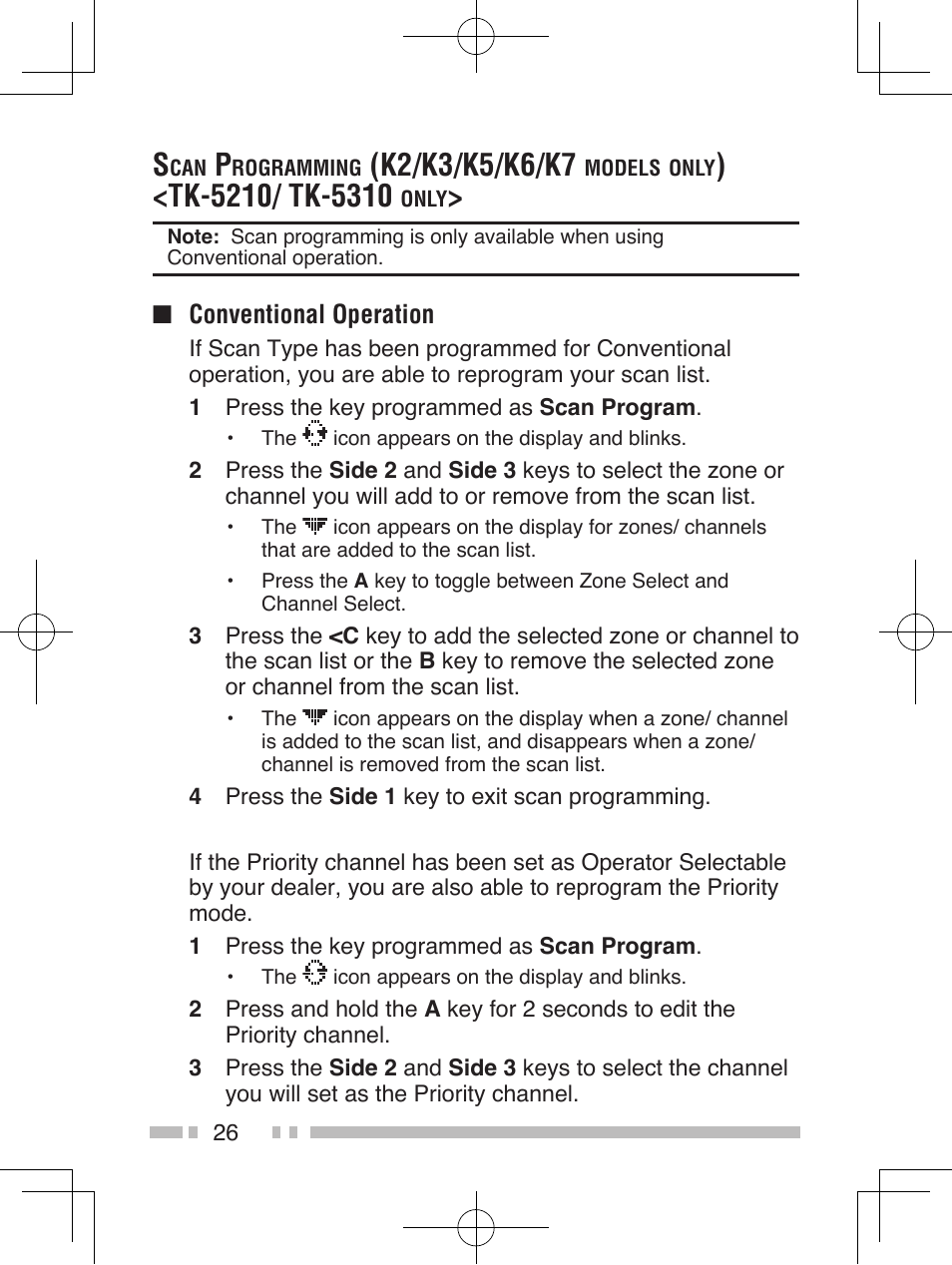 Kenwood TK-5410 User Manual | Page 36 / 66