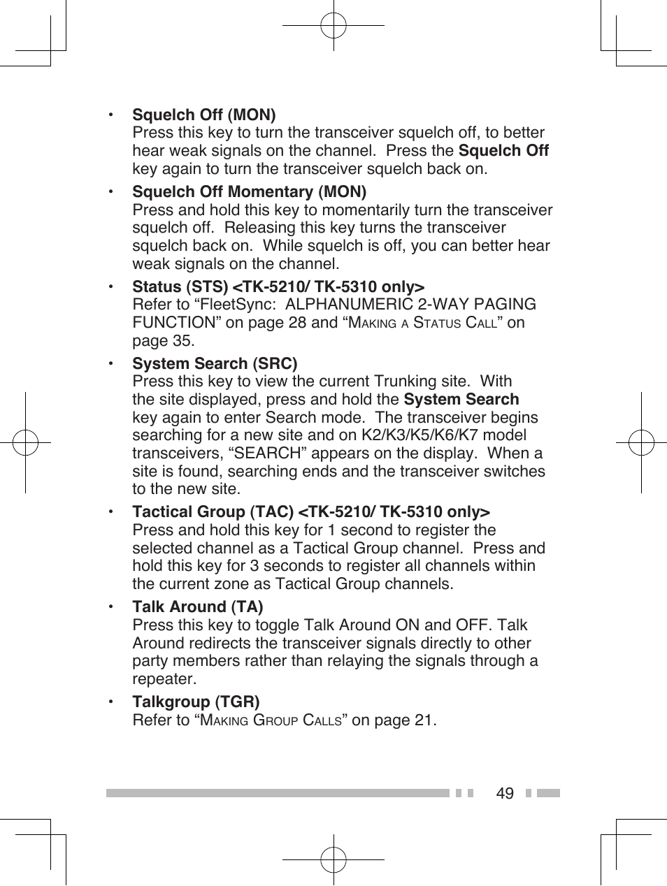 Kenwood TK-5410 User Manual | Page 59 / 66