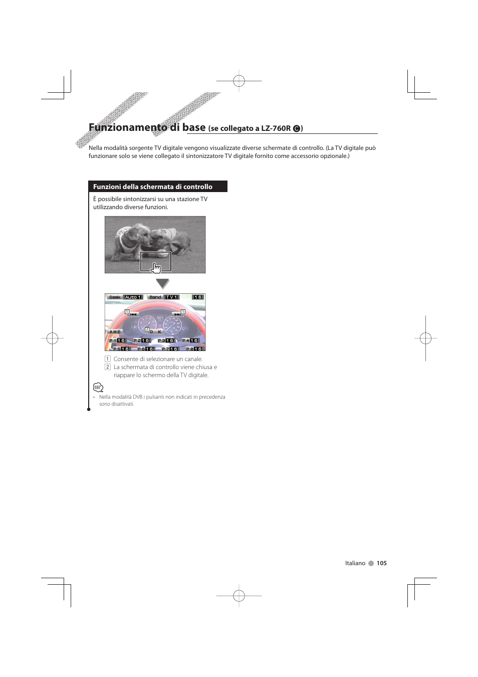 Funzionamento di base | Kenwood KTC-D500E User Manual | Page 105 / 172