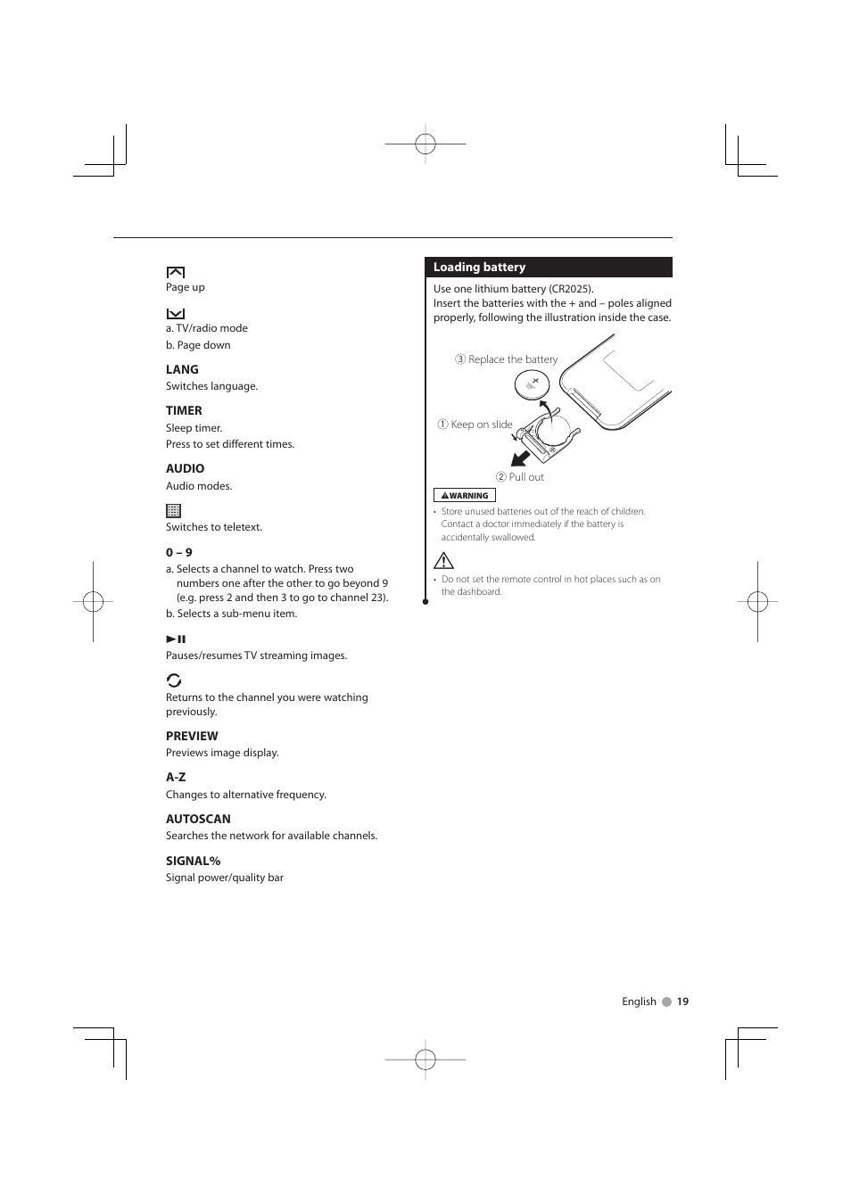 Kenwood KTC-D500E User Manual | Page 19 / 172