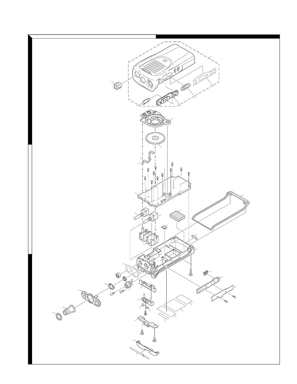 Exploded view, Tk-2160 | Kenwood TK-2160 User Manual | Page 23 / 42