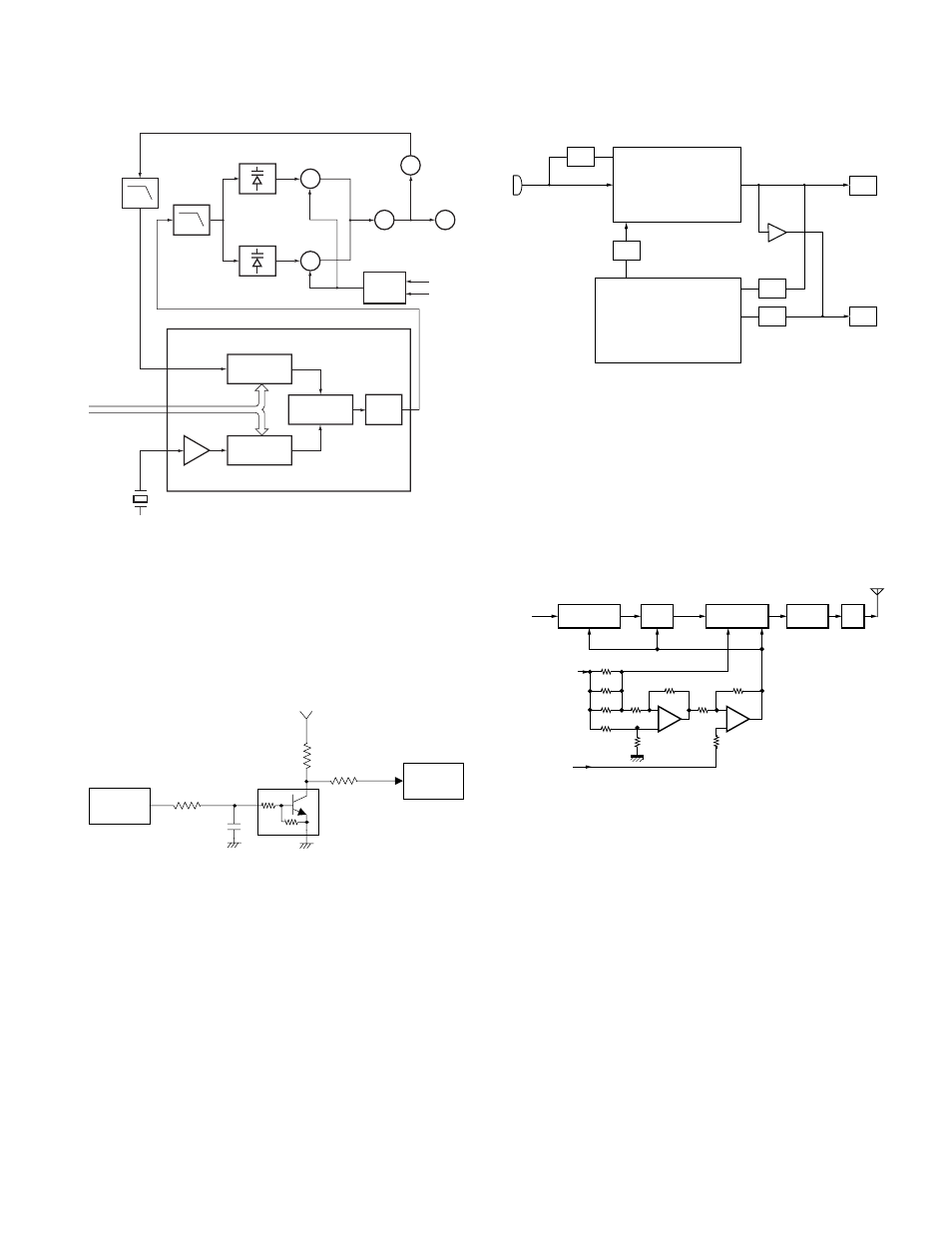 Tk-2160, Circuit description, Transmitter system | Fig. 6 pll circuit 3) unlock detector, Fig. 7 unlock detector circuit, 1) microphone amplifier, 4) encode signalling, 2) drive and final amplifier | Kenwood TK-2160 User Manual | Page 9 / 42