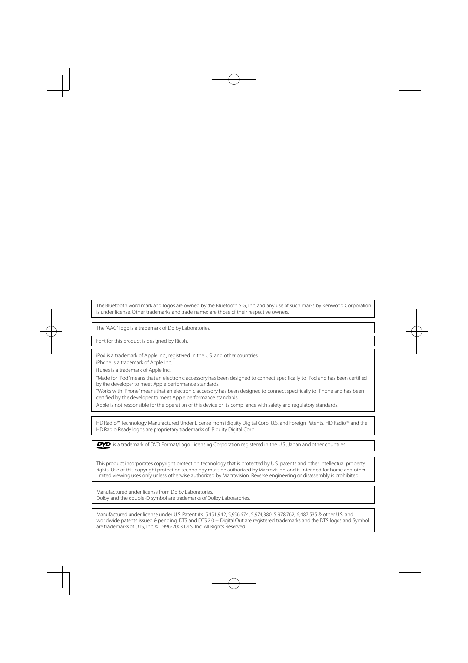 Kenwood DDX7034BT User Manual | Page 100 / 100