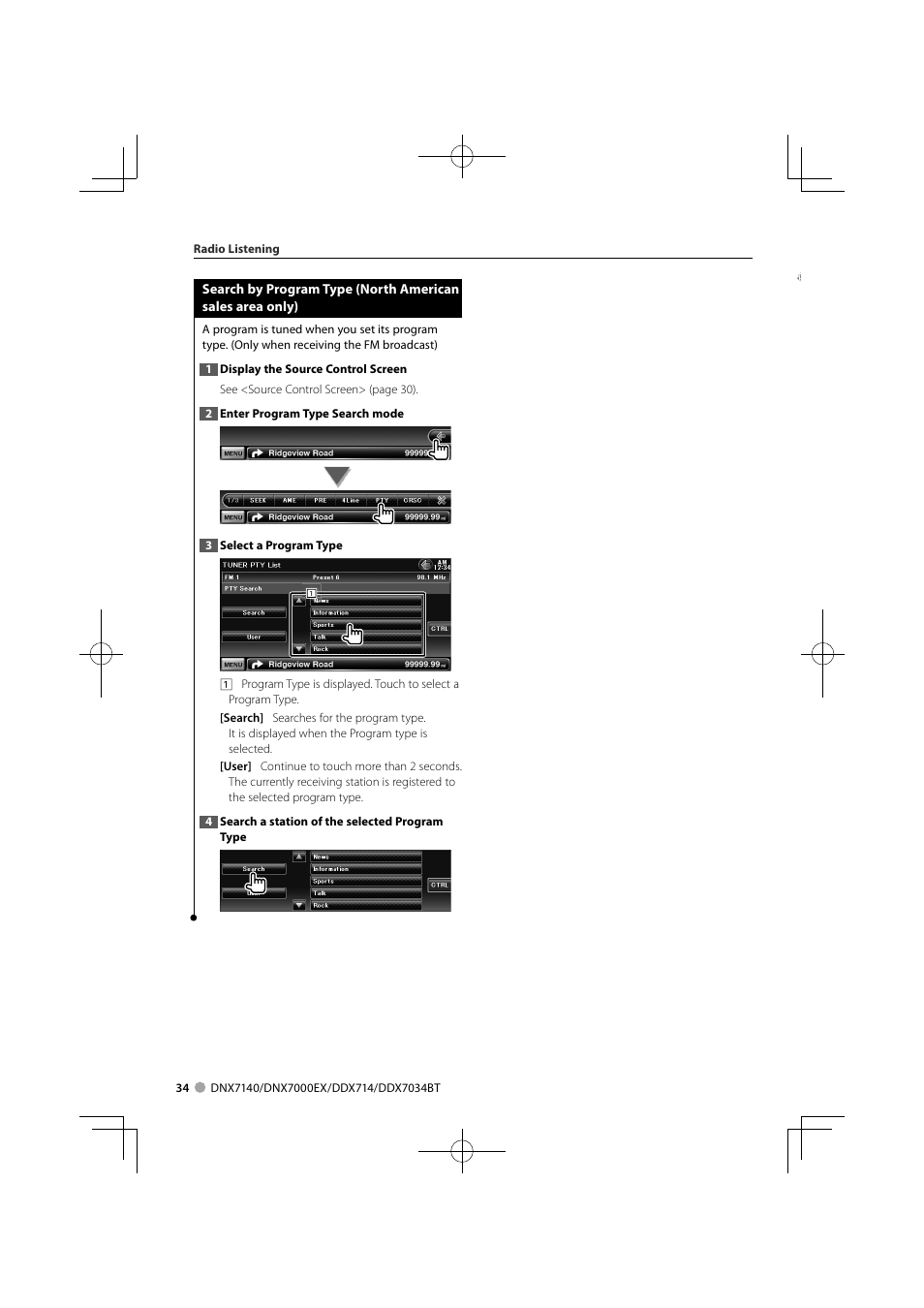 Kenwood DDX7034BT User Manual | Page 34 / 100