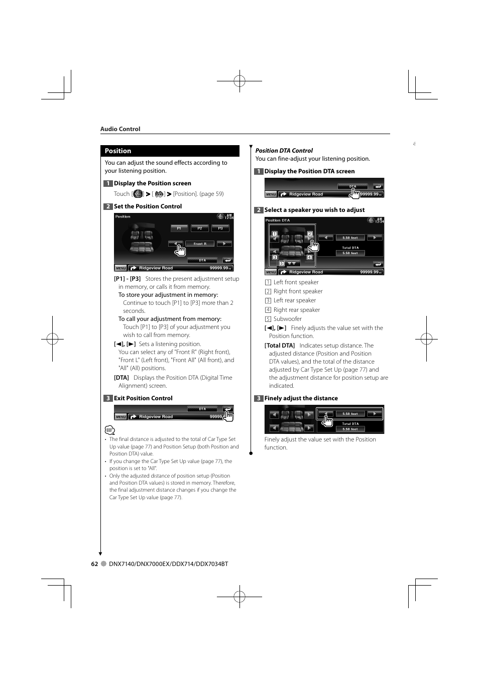 Kenwood DDX7034BT User Manual | Page 62 / 100