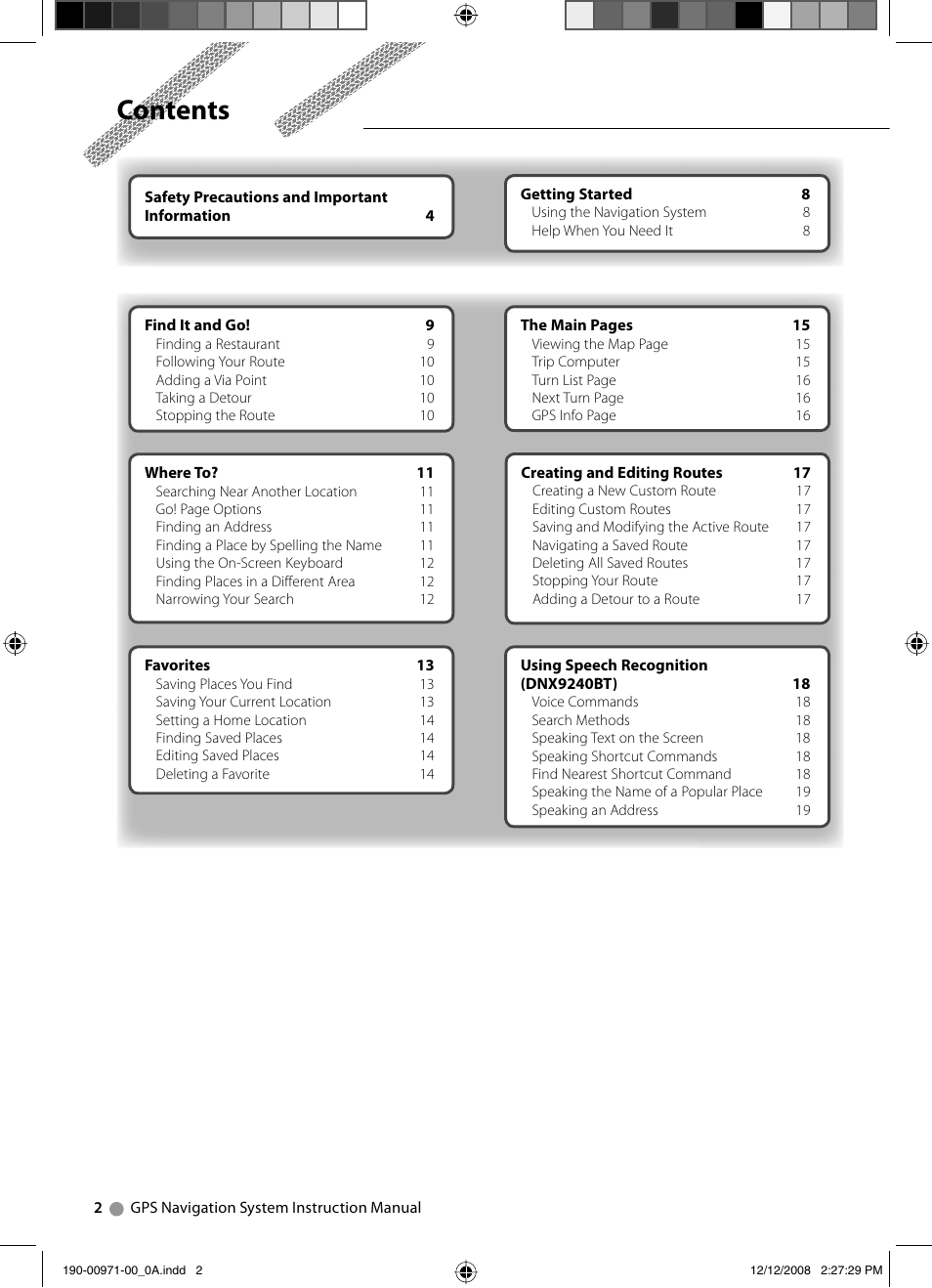 Kenwood DNX7240BT User Manual | Page 2 / 24