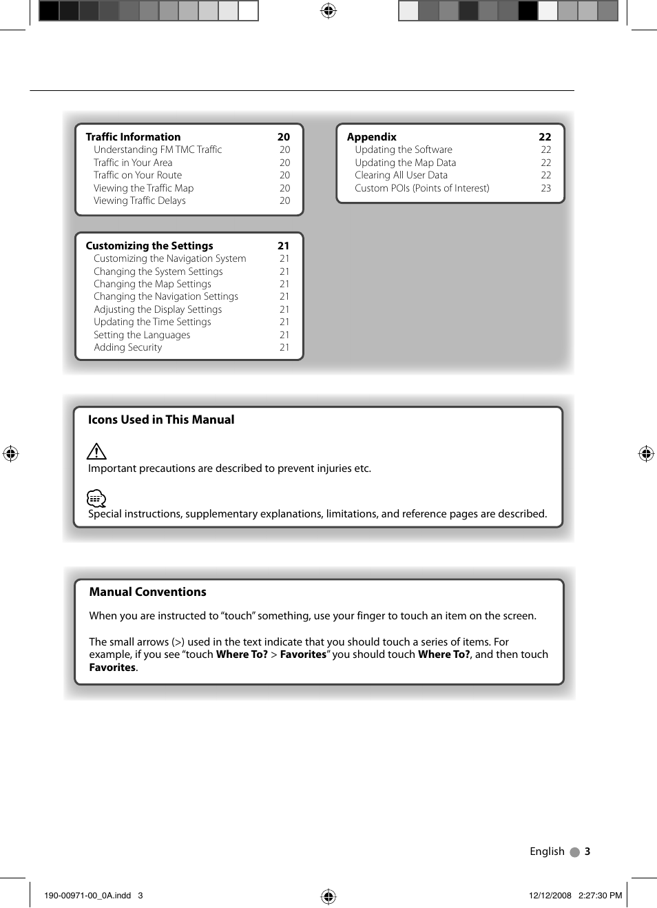 Kenwood DNX7240BT User Manual | Page 3 / 24