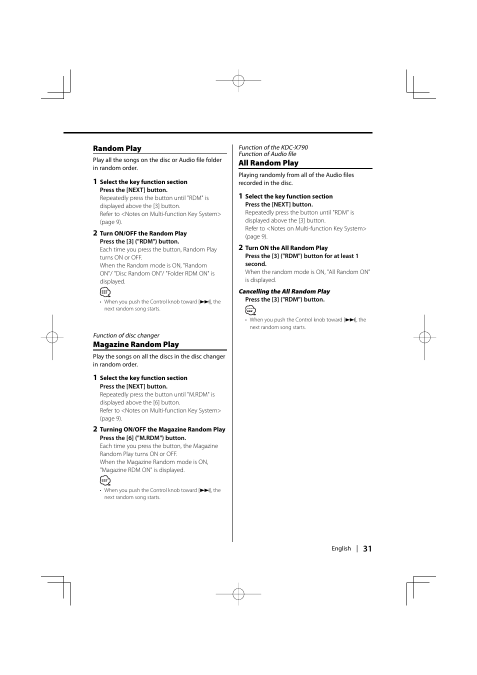 Kenwood KDC-MP732 User Manual | Page 31 / 64