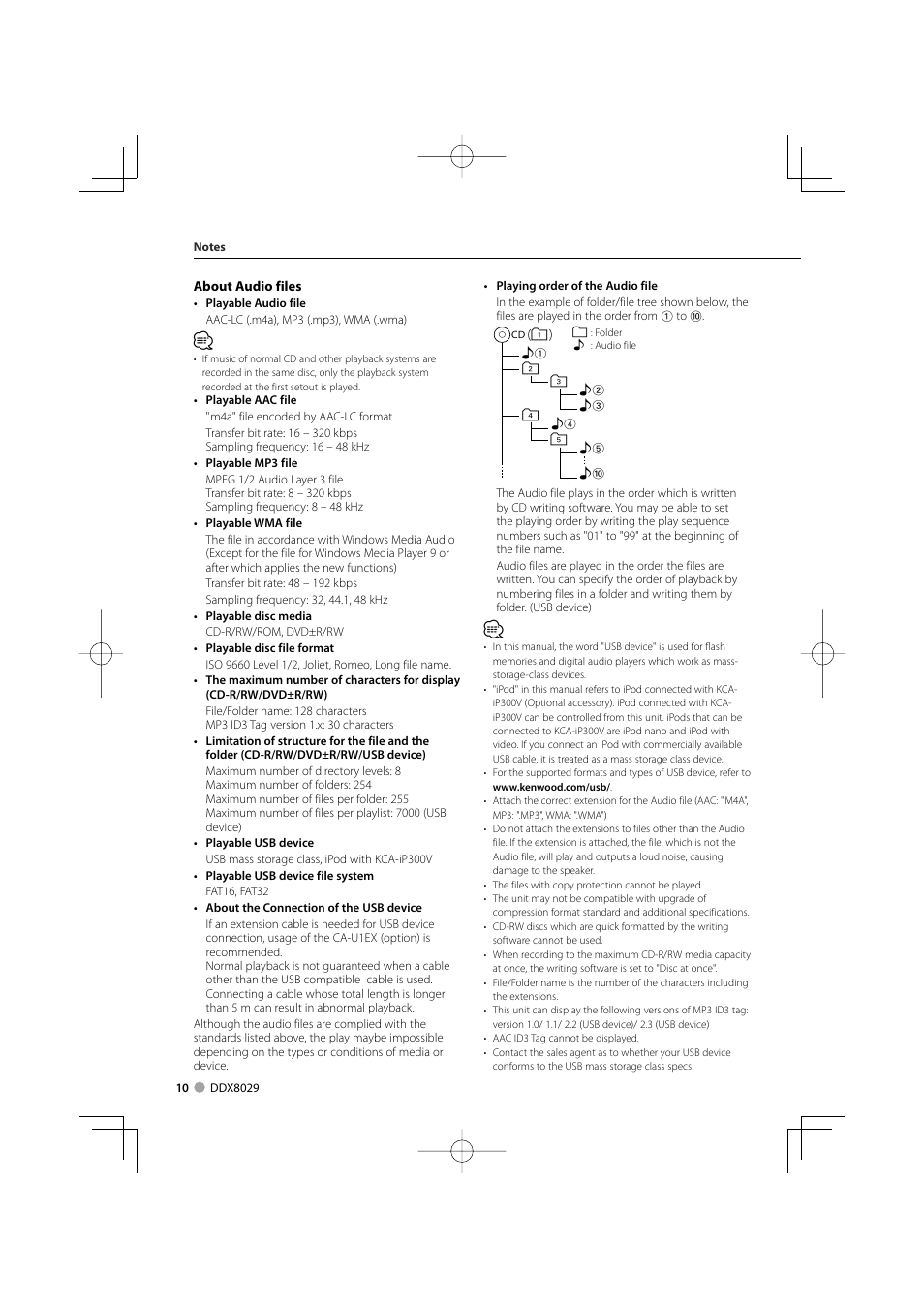 Kenwood DDX8029 User Manual | Page 10 / 104