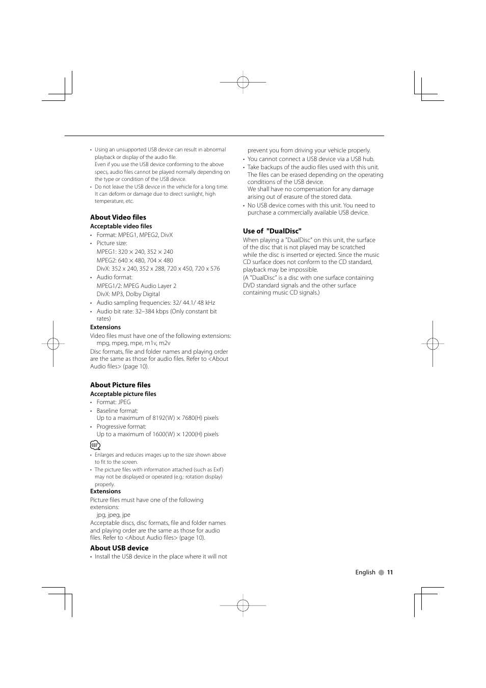 Kenwood DDX8029 User Manual | Page 11 / 104