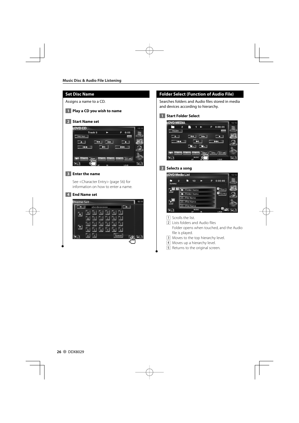 Kenwood DDX8029 User Manual | Page 26 / 104