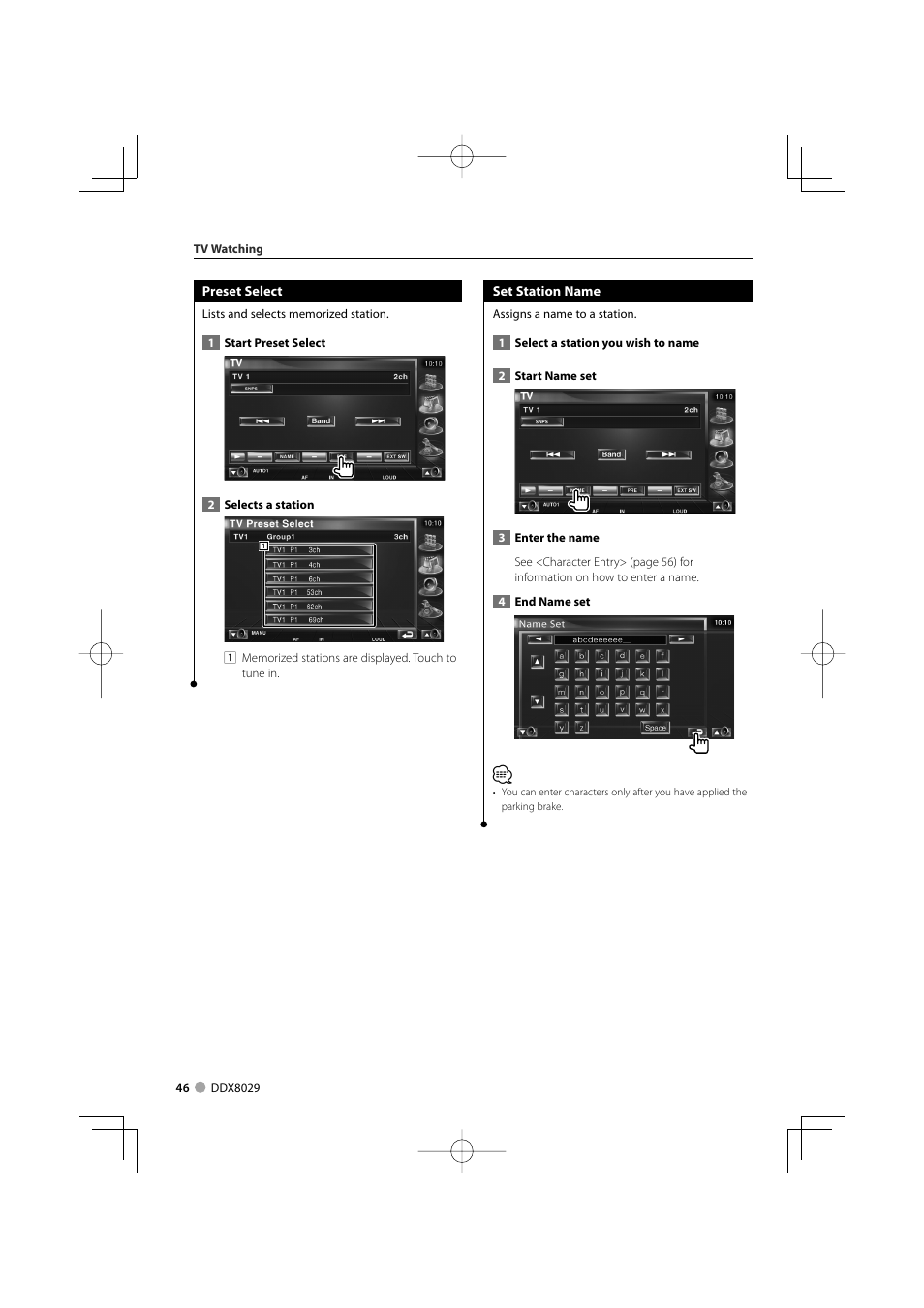 Kenwood DDX8029 User Manual | Page 46 / 104