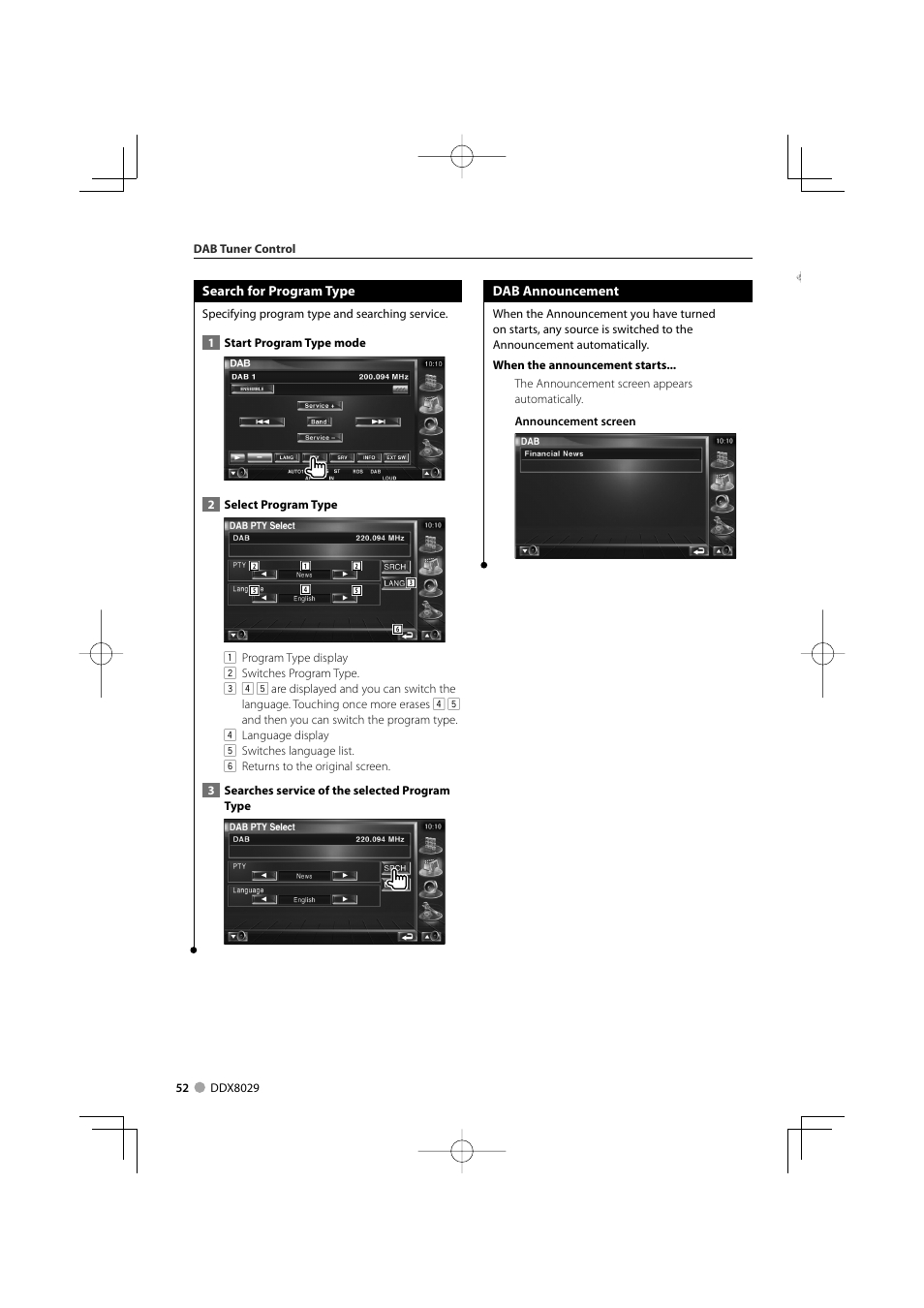 Kenwood DDX8029 User Manual | Page 52 / 104