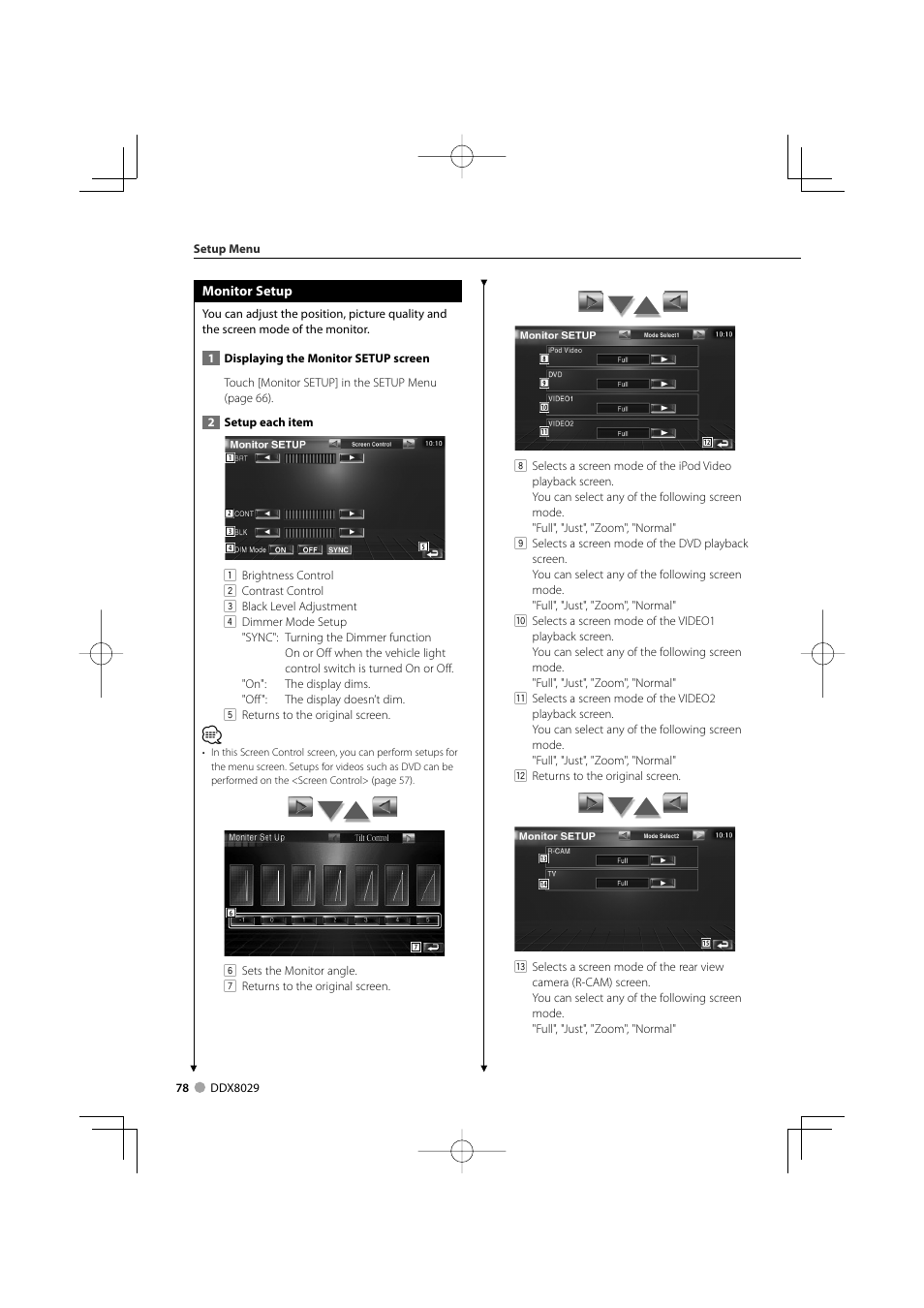 Kenwood DDX8029 User Manual | Page 78 / 104