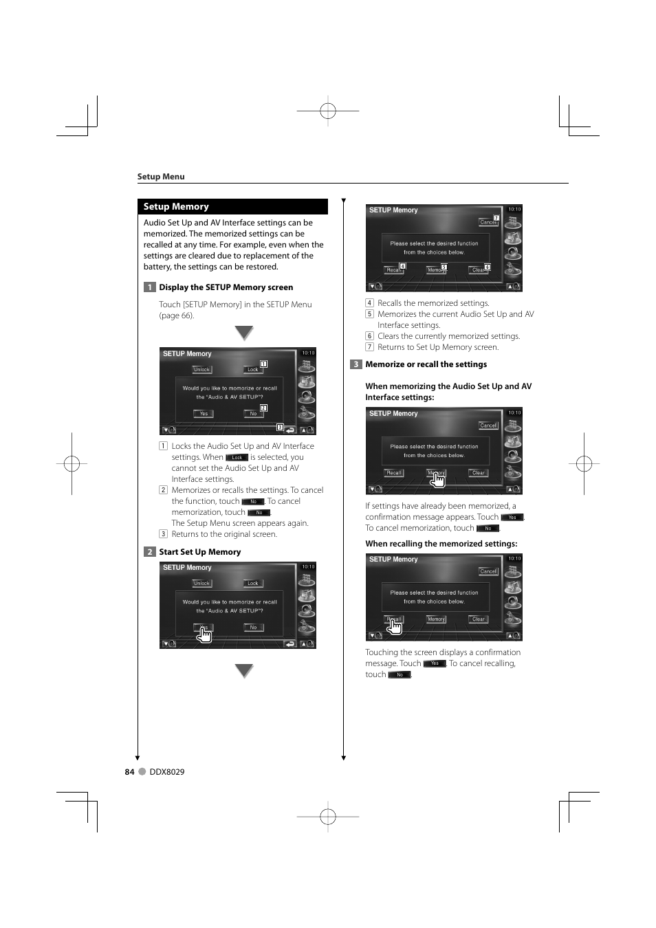 Kenwood DDX8029 User Manual | Page 84 / 104