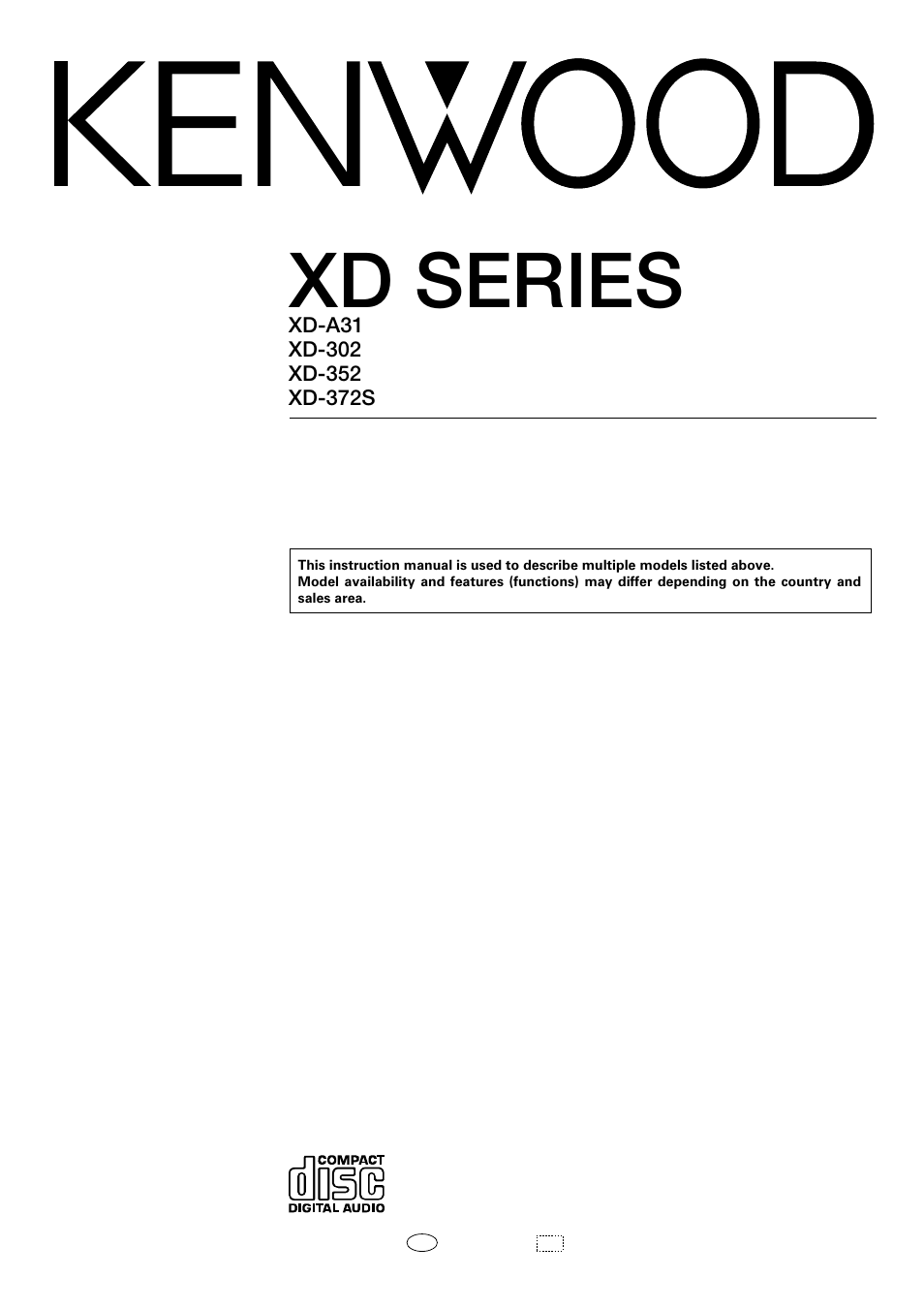 Kenwood DPX-302 User Manual | 44 pages