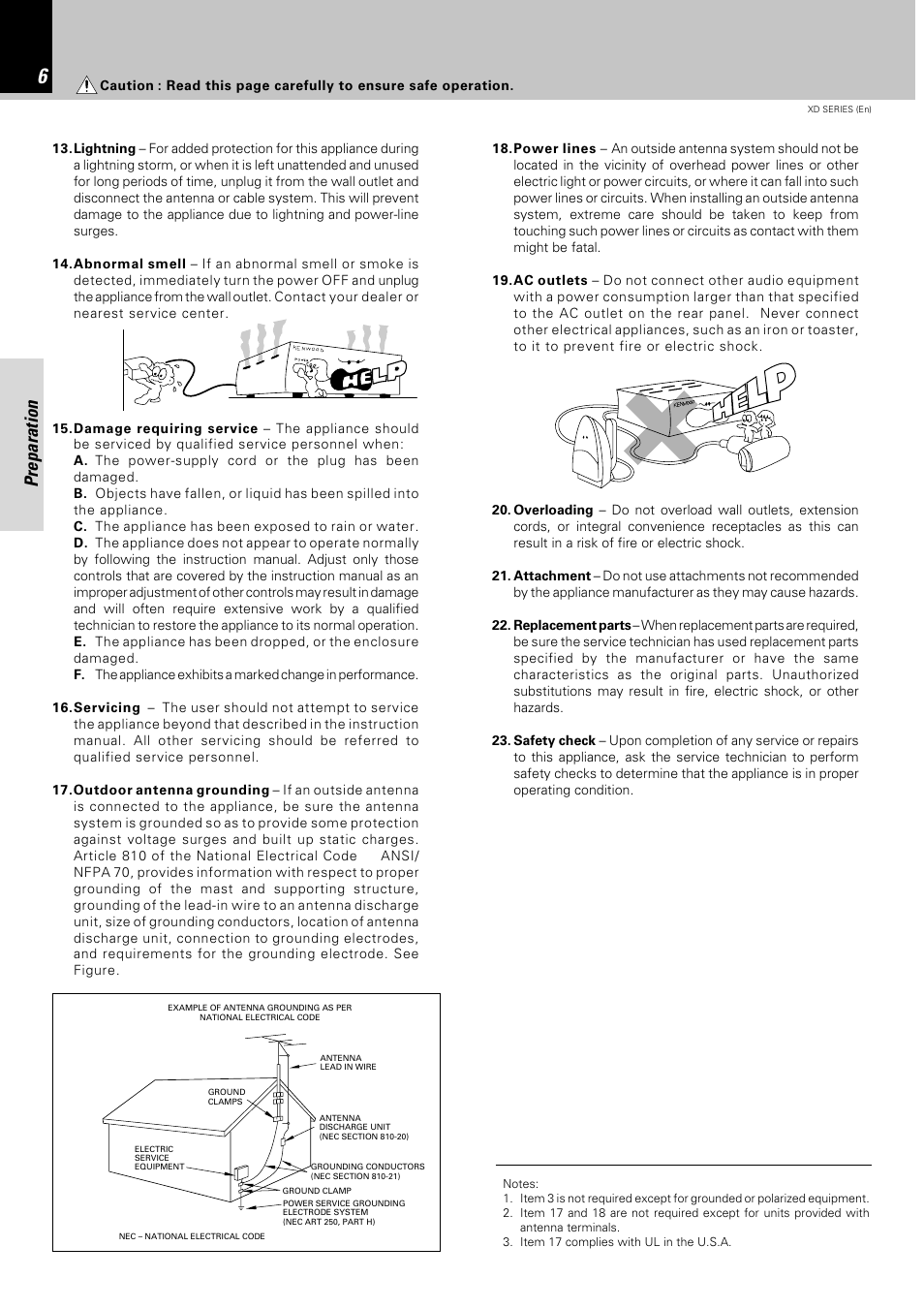 Preparation | Kenwood DPX-302 User Manual | Page 6 / 44