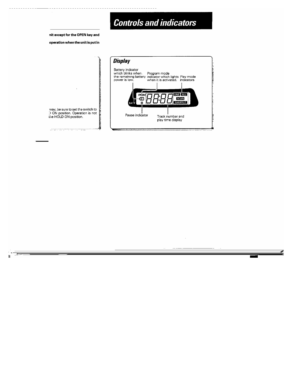 Display, Controls and indicators | Kenwood DPC-361 User Manual | Page 23 / 24