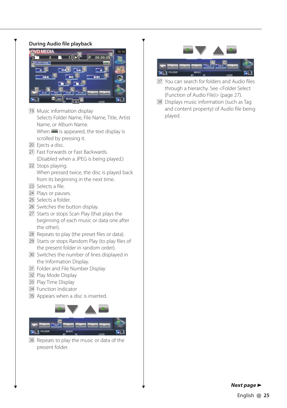 Kenwood KVT-719DVD User Manual | Page 25 / 100