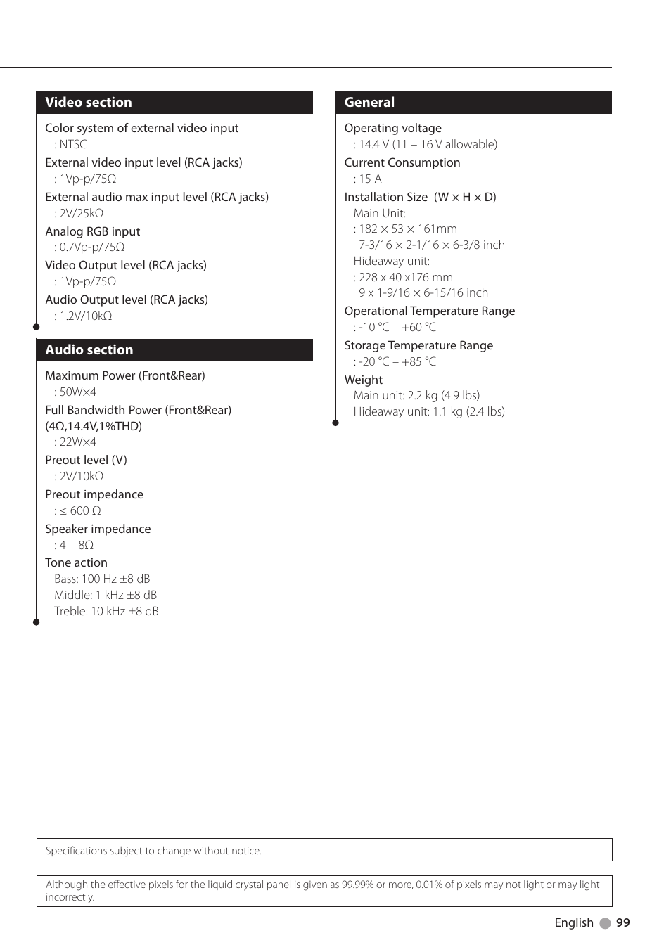 Kenwood KVT-719DVD User Manual | Page 99 / 100