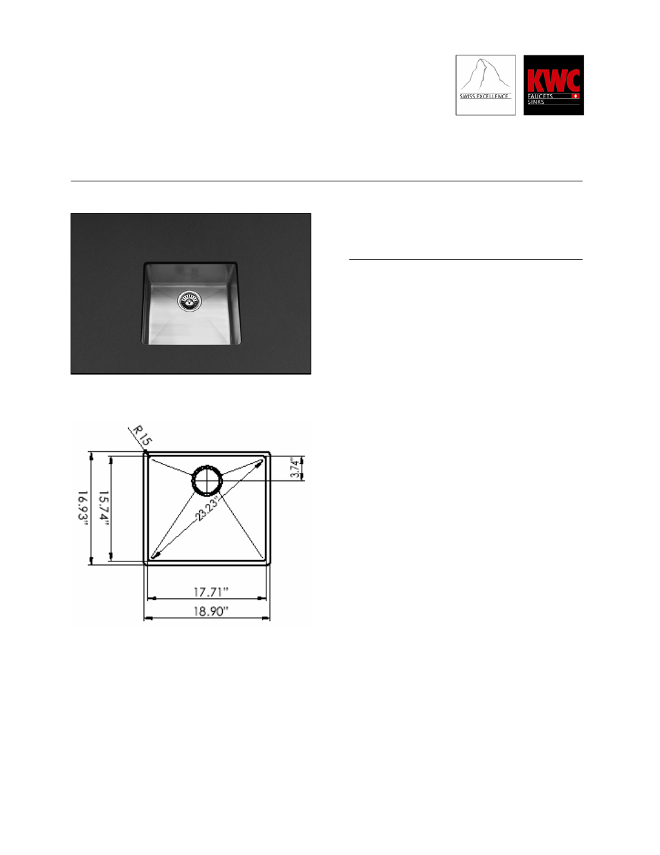 KWC PURISMO STAR S.10.X1.05* User Manual | 1 page