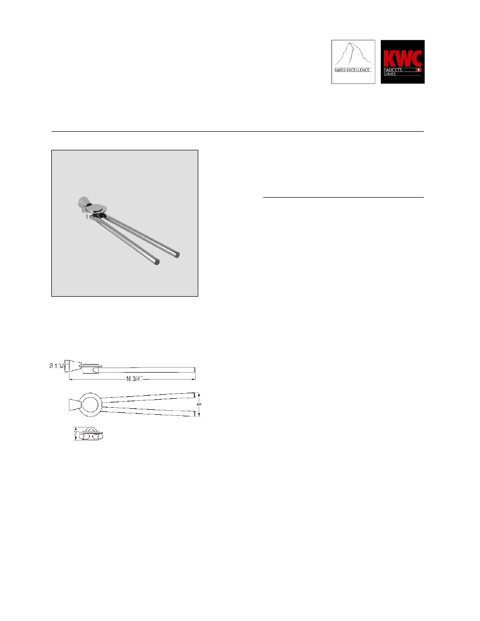 KWC Designo K.28.H3.35.000.99 User Manual | 1 page