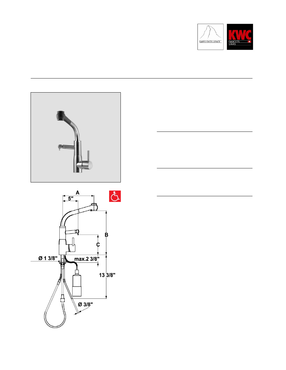 KWC Systema 10.501.174. User Manual | 1 page