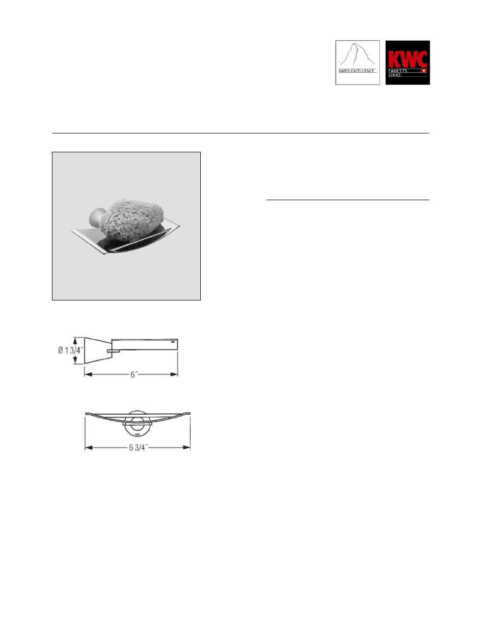 KWC Designo K.28.H3.80.000.99 User Manual | 1 page