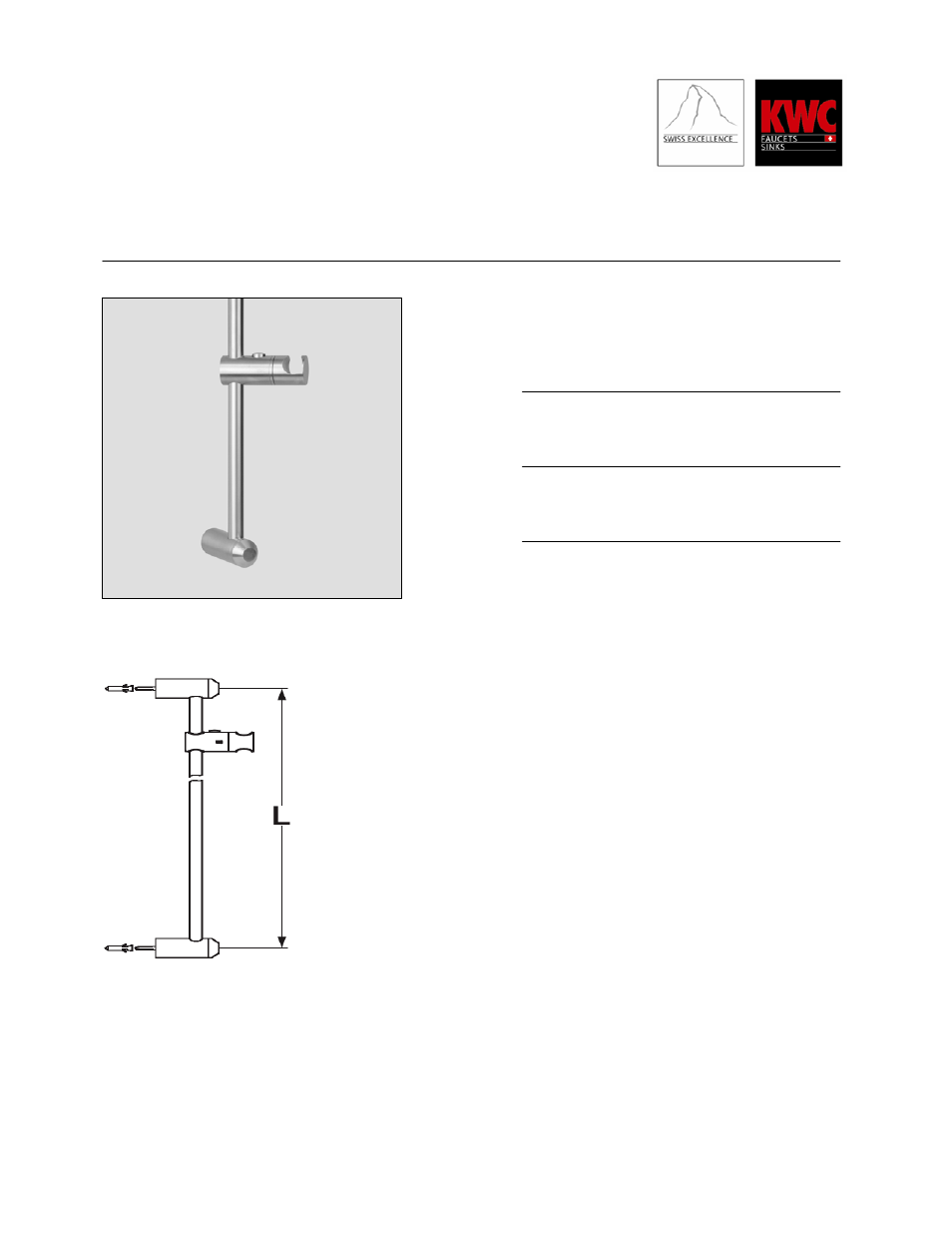 KWC Vesuno K.26.VB.02.700 User Manual | 1 page