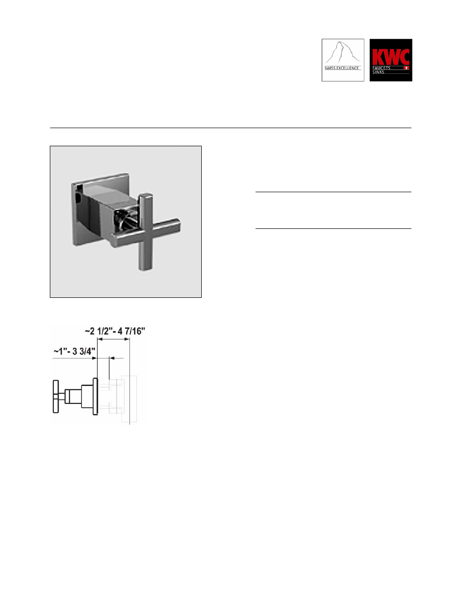 KWC QBIX 27.240.050.000 User Manual | 1 page