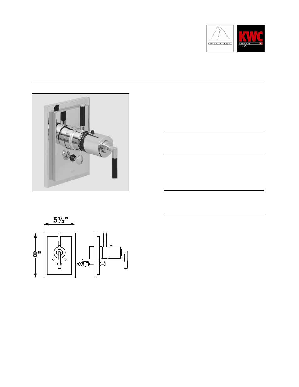KWC QBIX-ART 20.250.060.006 User Manual | 1 page