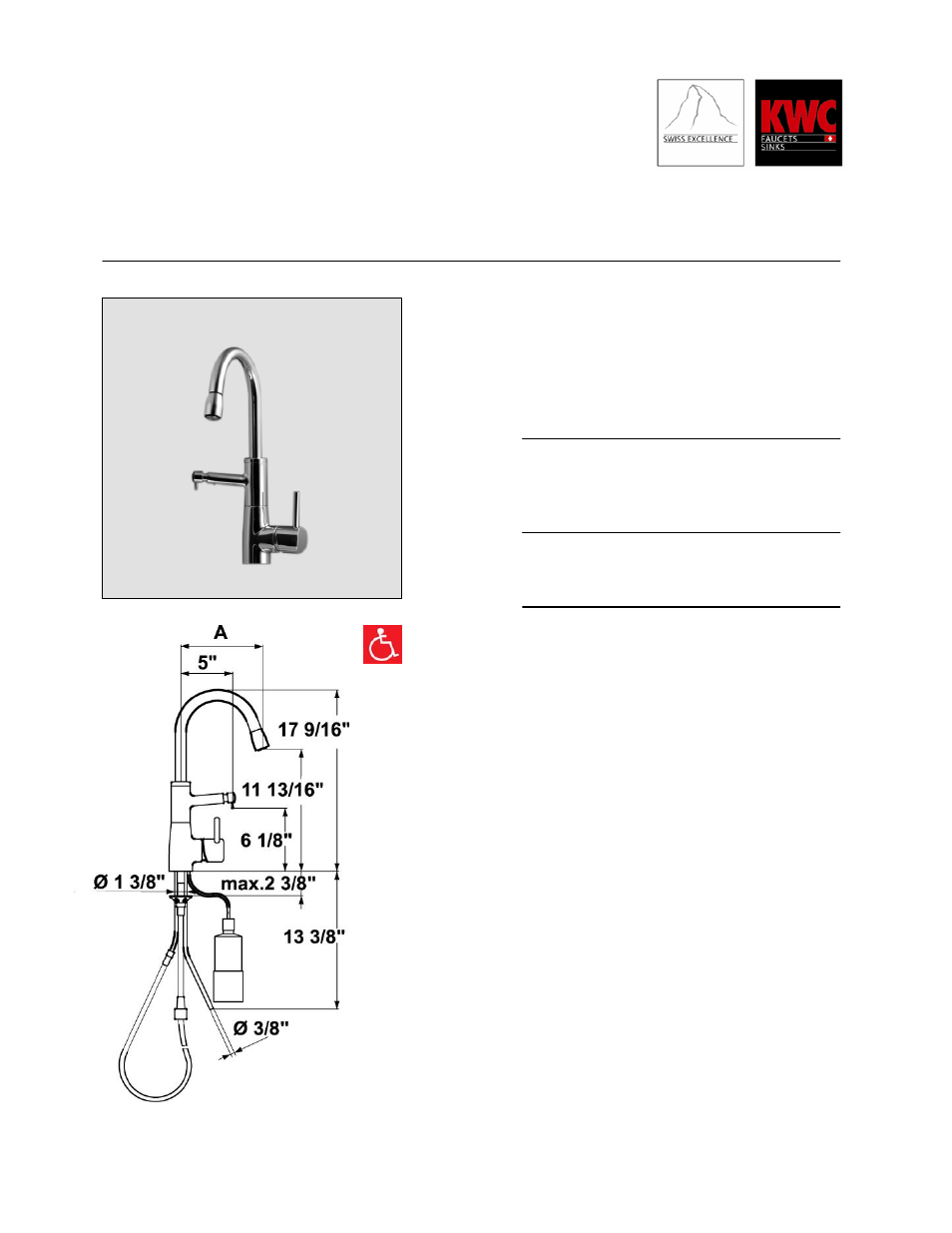 KWC Systema 10.501.222 User Manual | 1 page