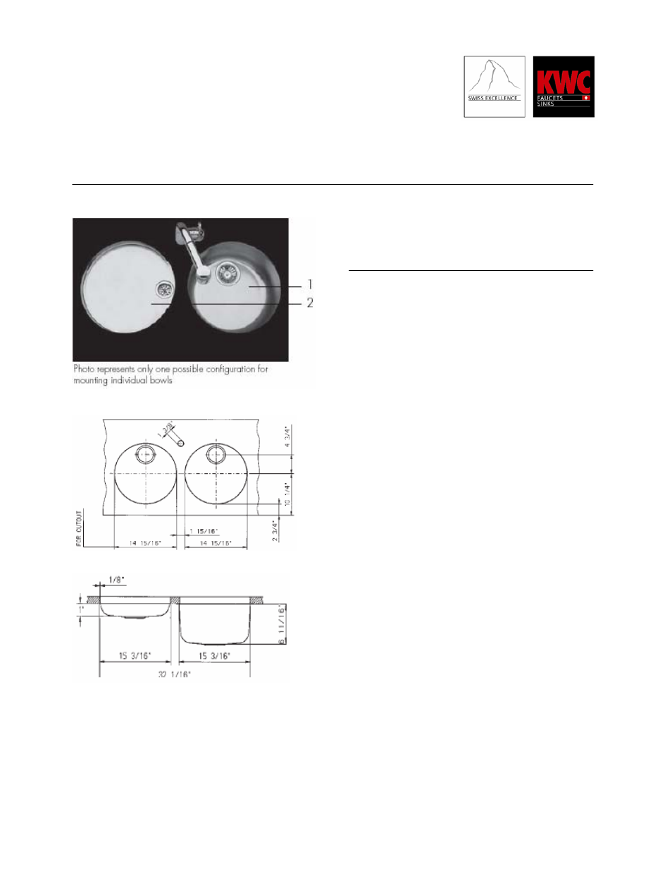 KWC COMO S.10.R4.02 User Manual | 1 page