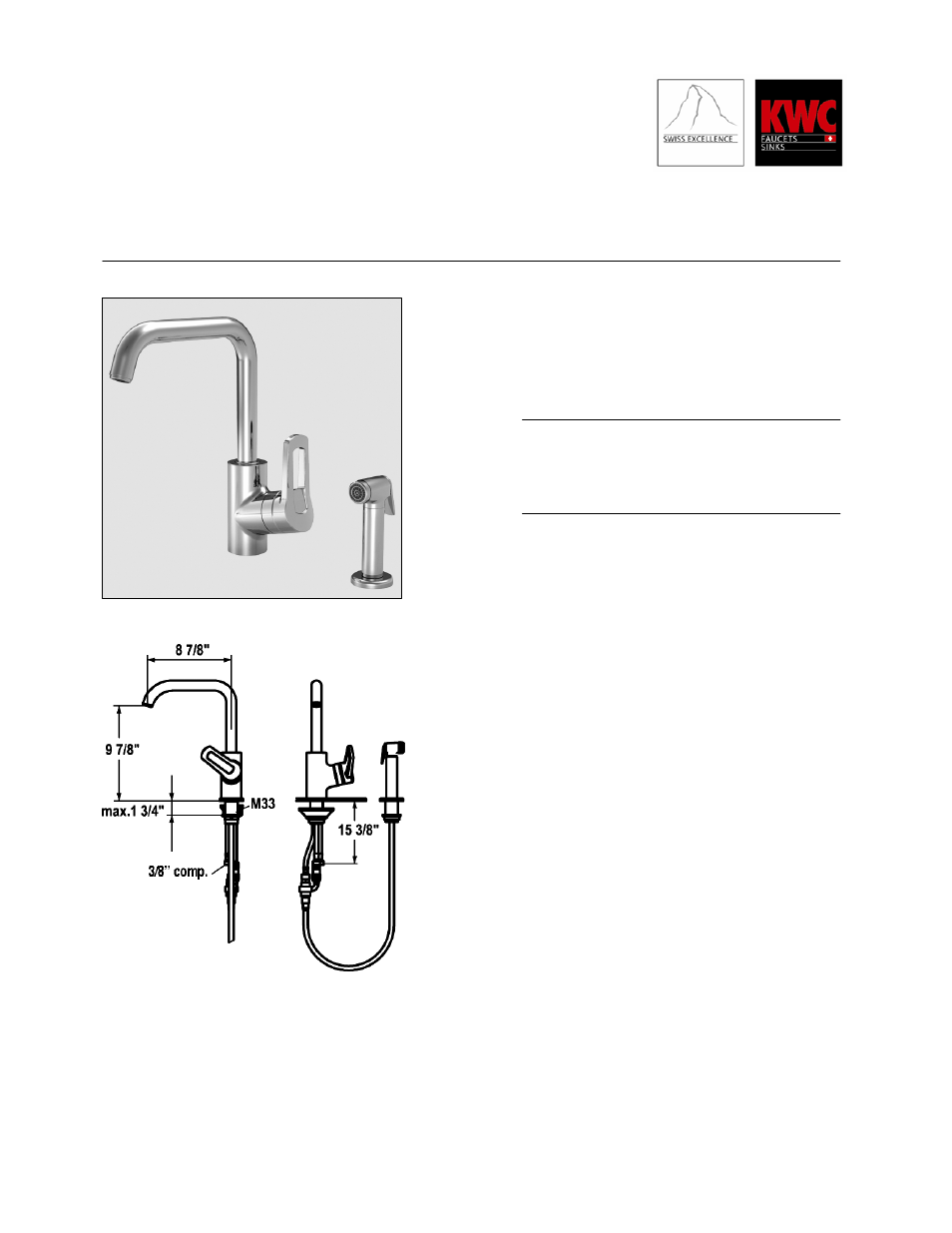 KWC DIVO-ARCO 10.041.213 User Manual | 1 page