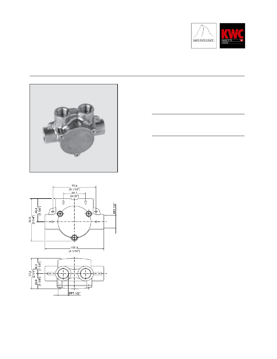 KWC Z.532.920.931.22 User Manual | 1 page
