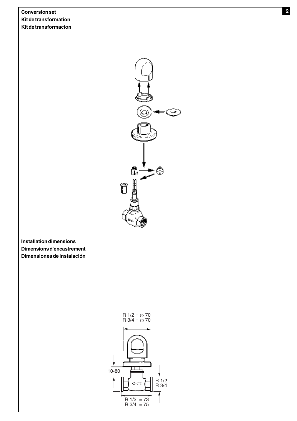 KWC A016105 User Manual | Page 3 / 6