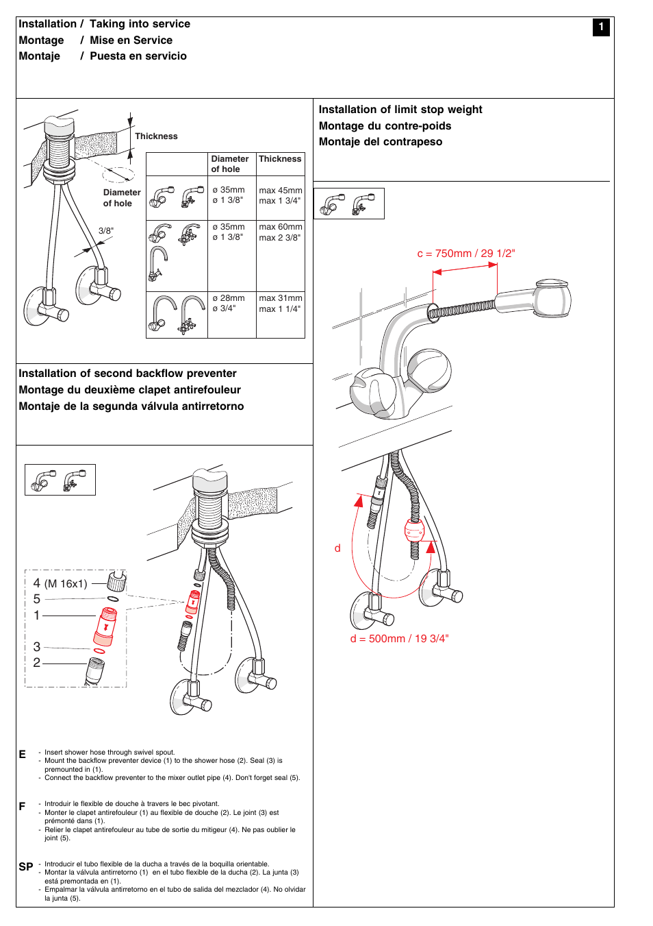 KWC STAR 802 135 User Manual | Page 2 / 4