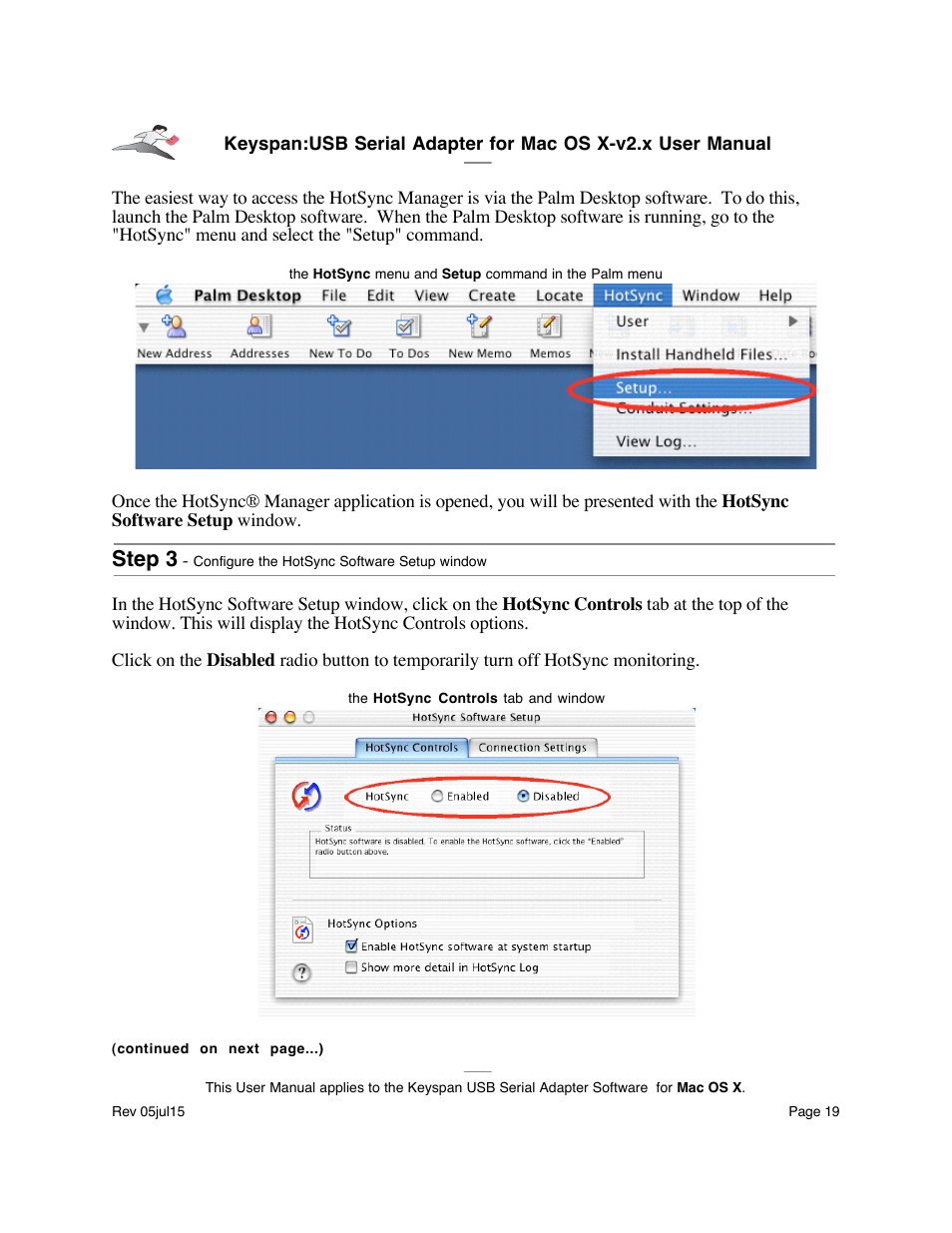 Step 3 | Keyspan USA-19 User Manual | Page 19 / 43