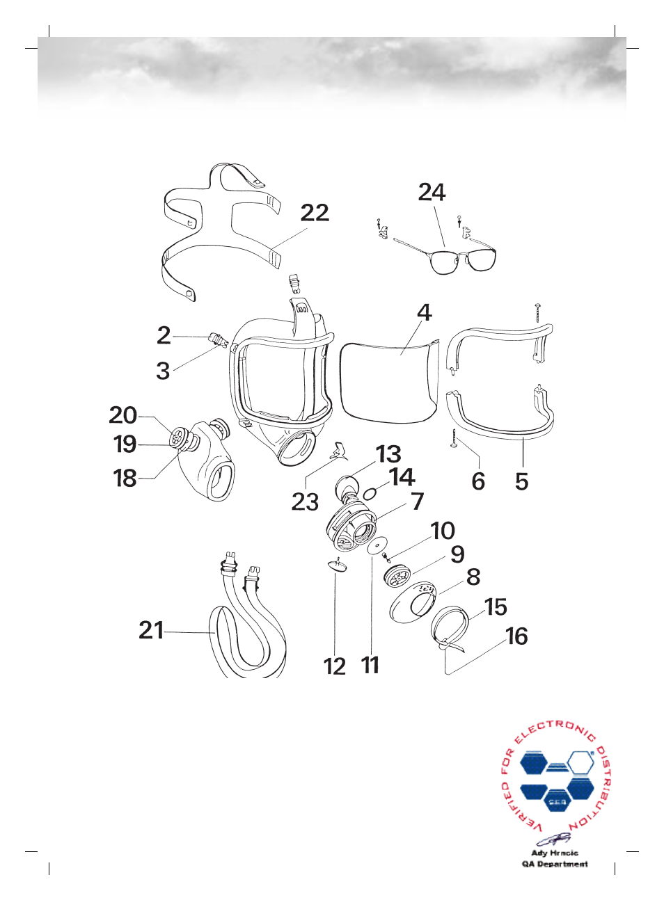 Keyspan Full Face Mask 9000422 E User Manual | Page 2 / 12