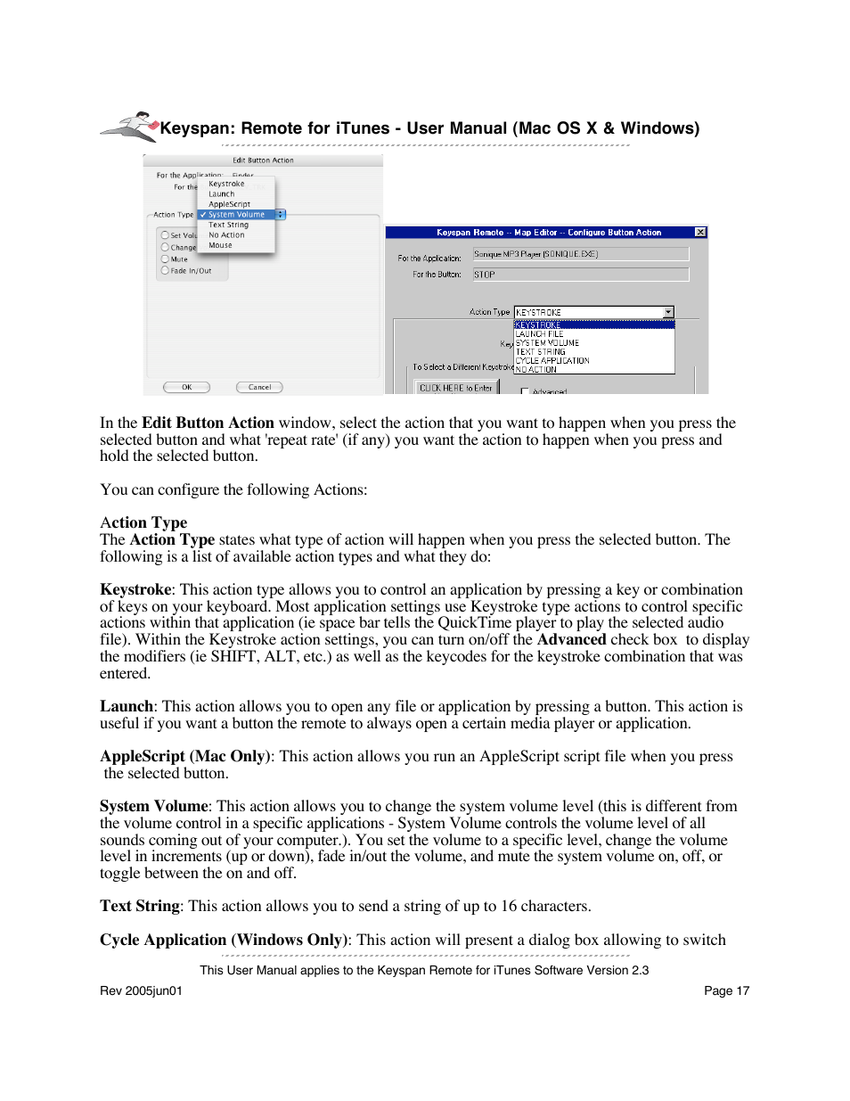 Keyspan URM-17A User Manual | Page 17 / 36