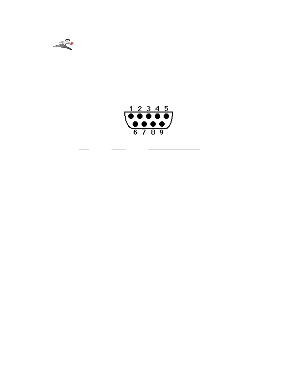 D - serial port pin outs, Serial port pin outs, External loopback connector information | Keyspan Laptop Docking Station User Manual | Page 33 / 41