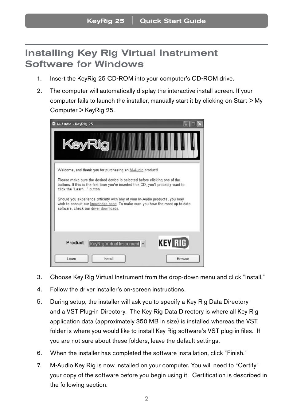 Keyspan Keyrig25 User Manual | Page 3 / 10