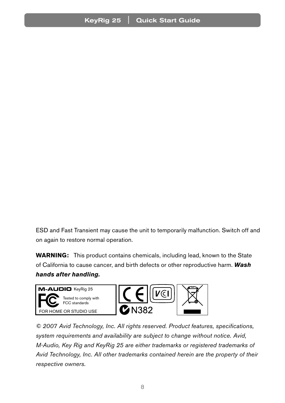 Keyspan Keyrig25 User Manual | Page 9 / 10