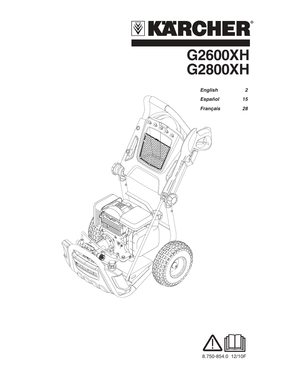 Karcher G2800XH User Manual | 40 pages