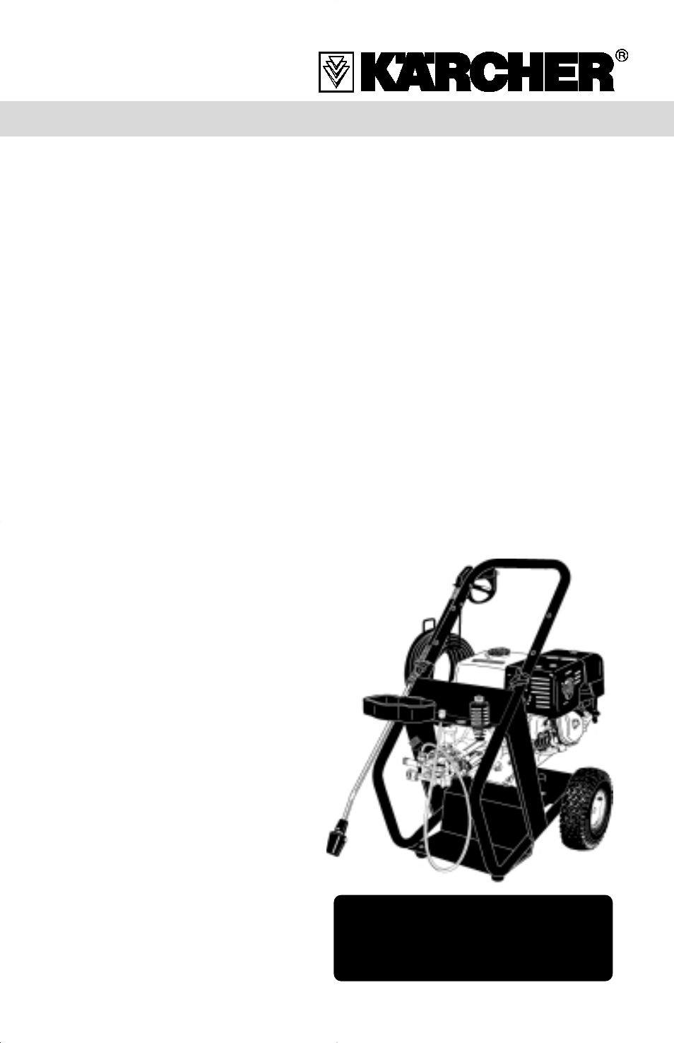 Karcher HD 2700 DB User Manual | 12 pages