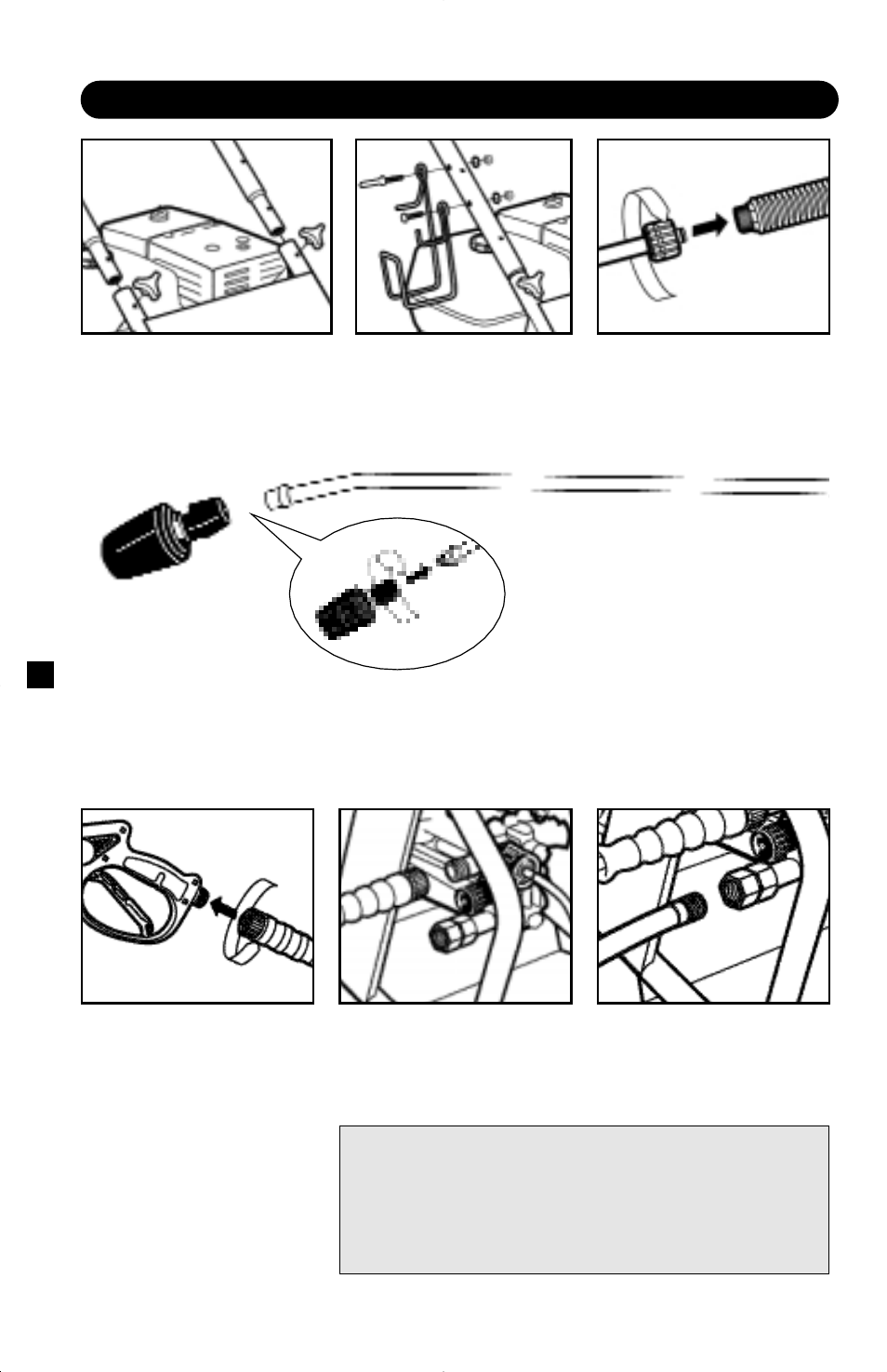 Assembly instructions, Important, Step 1 | Step 2, Step 8, Step 9, Step 7, Step 3, Step 4 | Karcher HD 2700 DB User Manual | Page 4 / 12