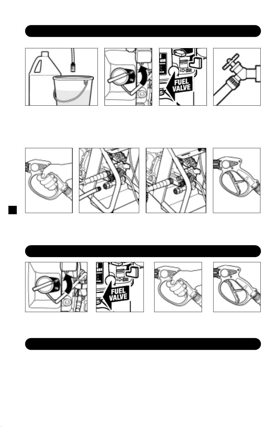 Shutting down & clean-up, Winterizing and long-term storage, Taking a break... five minutes or more | Step 2, Step 3, Step 4, Step 6, Step 7, Step 8, Step 1 | Karcher HD 2700 DB User Manual | Page 8 / 12