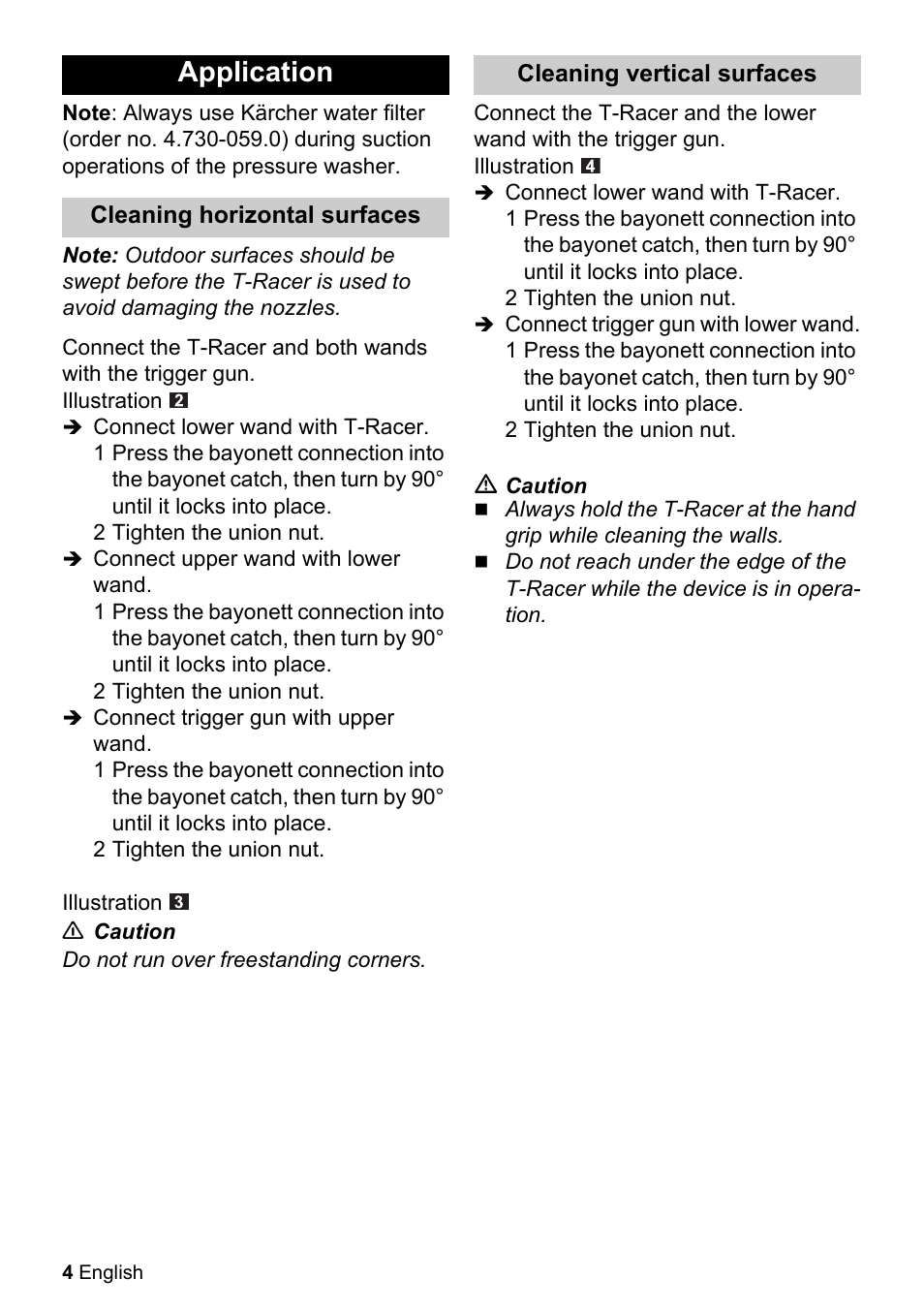 Application | Karcher T-RACER T 200 User Manual | Page 4 / 12
