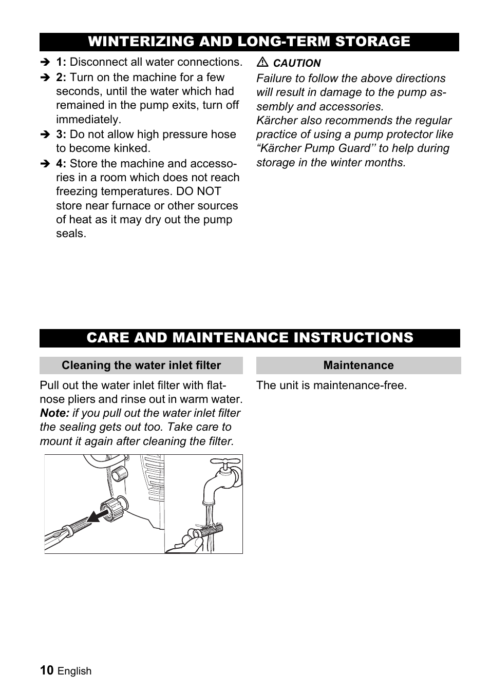 Karcher K 2.55 User Manual | Page 10 / 44
